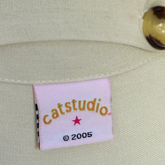 Catstudio AMERICA Embroidered Pillow 18x24 Handmade Colorful USA Decor - Picture 8 of 10